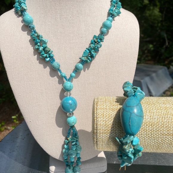 Jewelry - Turquoise Necklace and Bracelet